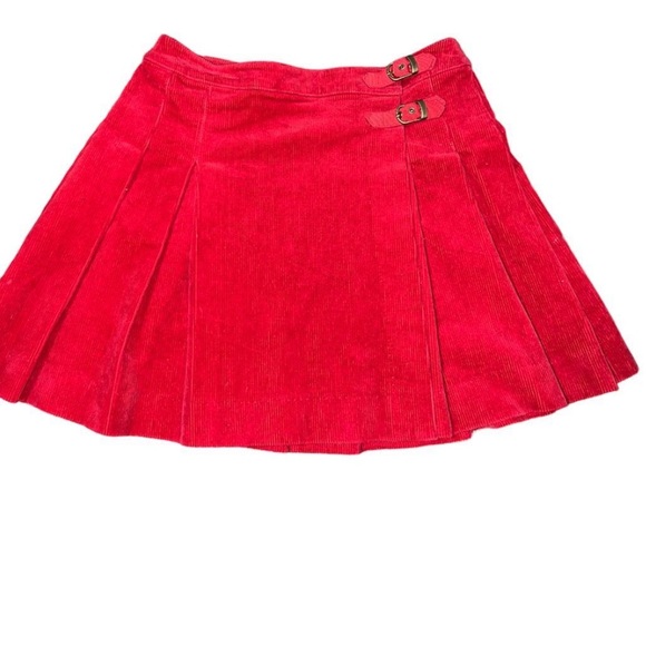 Bnwt Polo Ralph Lauren red pleated skirt ❤️ - Picture 2 of 4